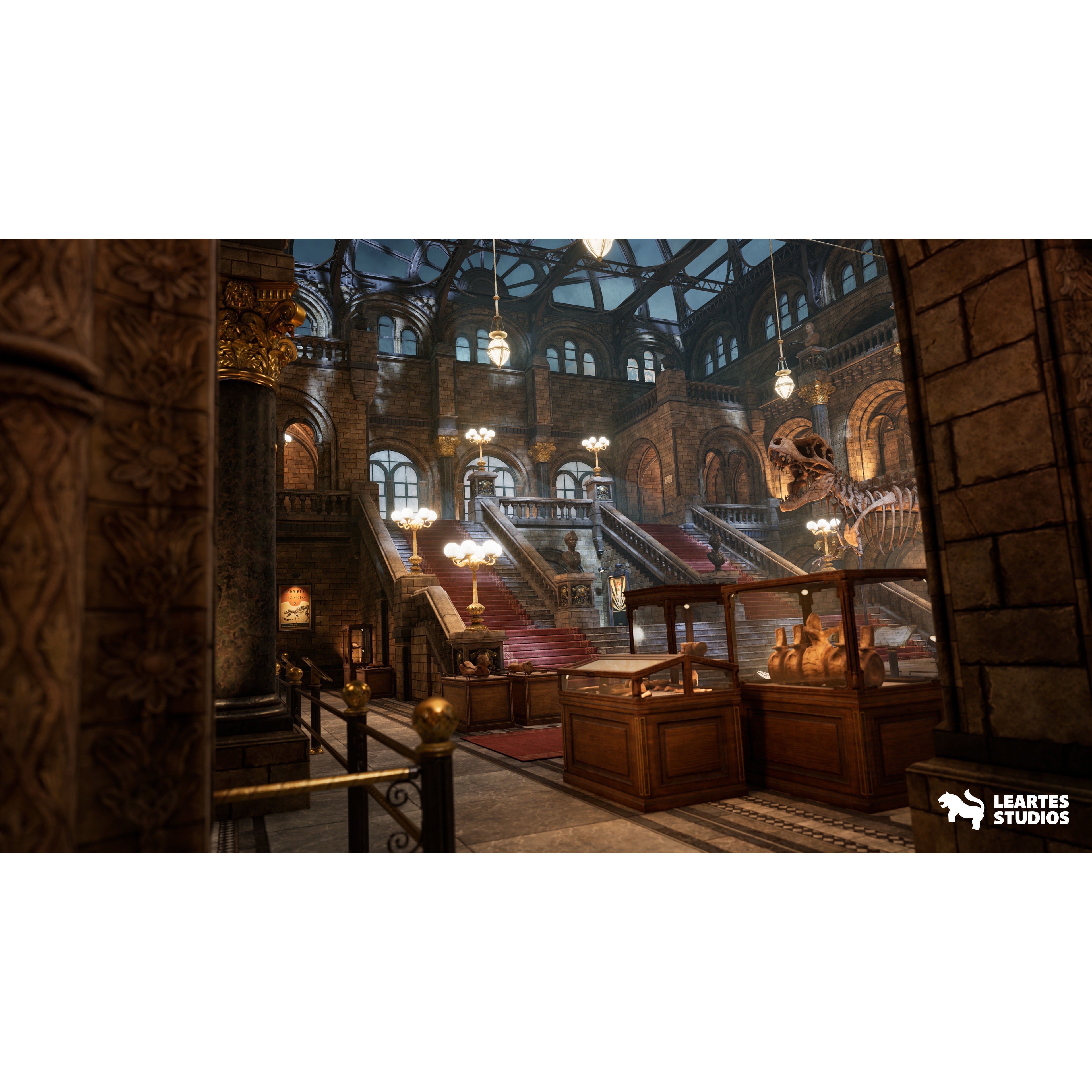 Historical Museum - Low-Poly Game-Ready 3D Model - View 4