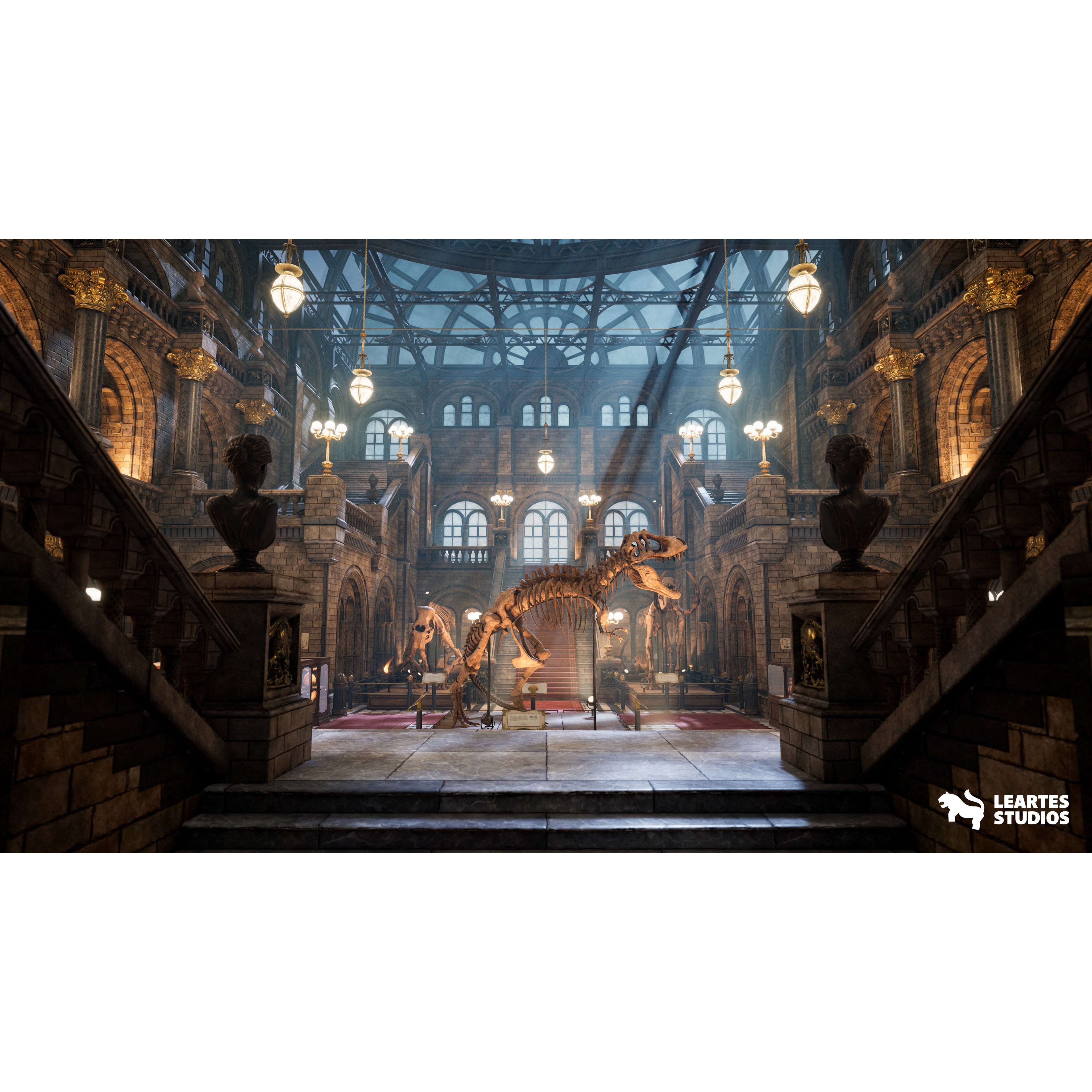 Historical Museum - Low-Poly Game-Ready 3D Model - View 7