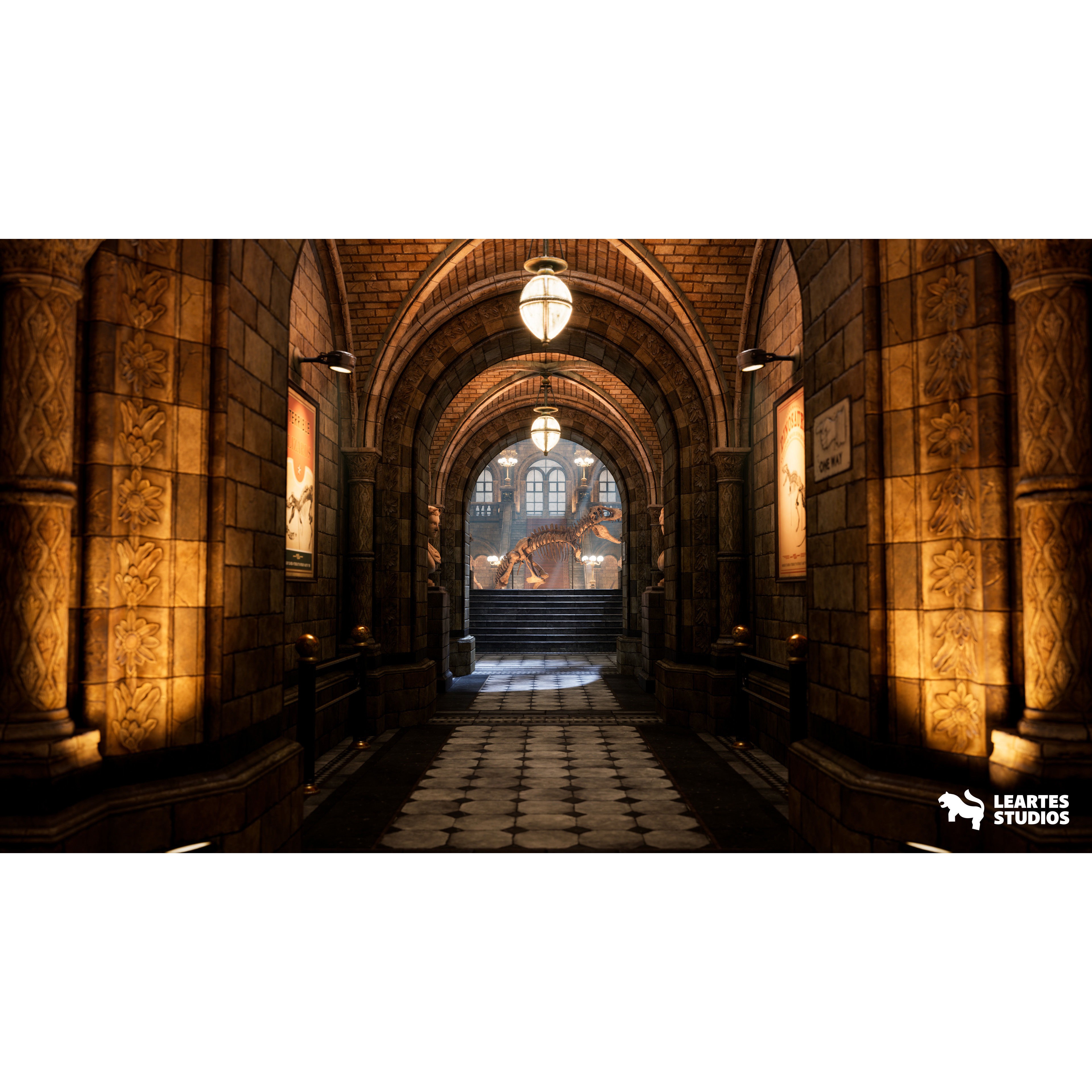 Historical Museum - Low-Poly Game-Ready 3D Model - View 8