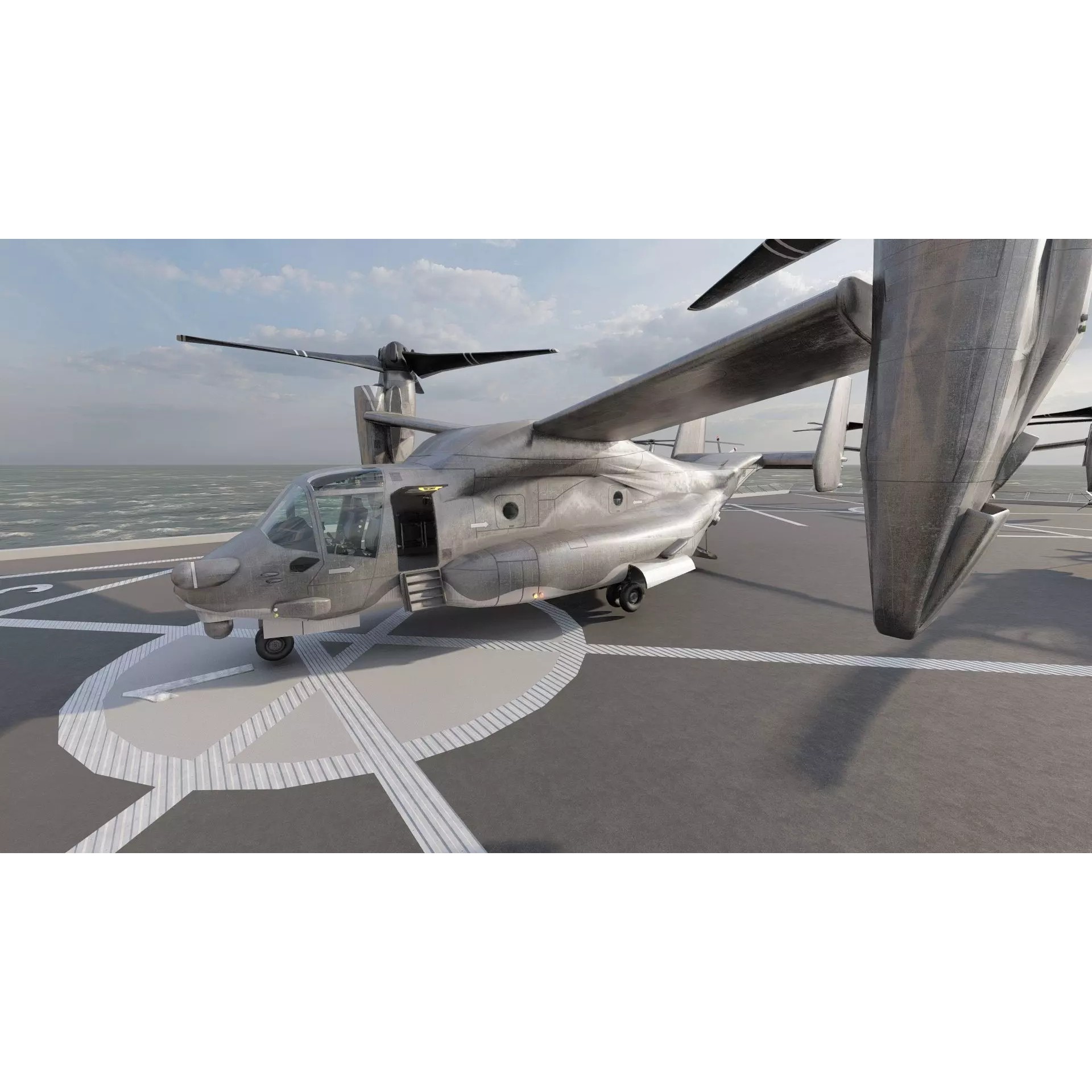 SAN ANTONIO CLASS DESTROYER - Game-Ready 3D Model - View 37