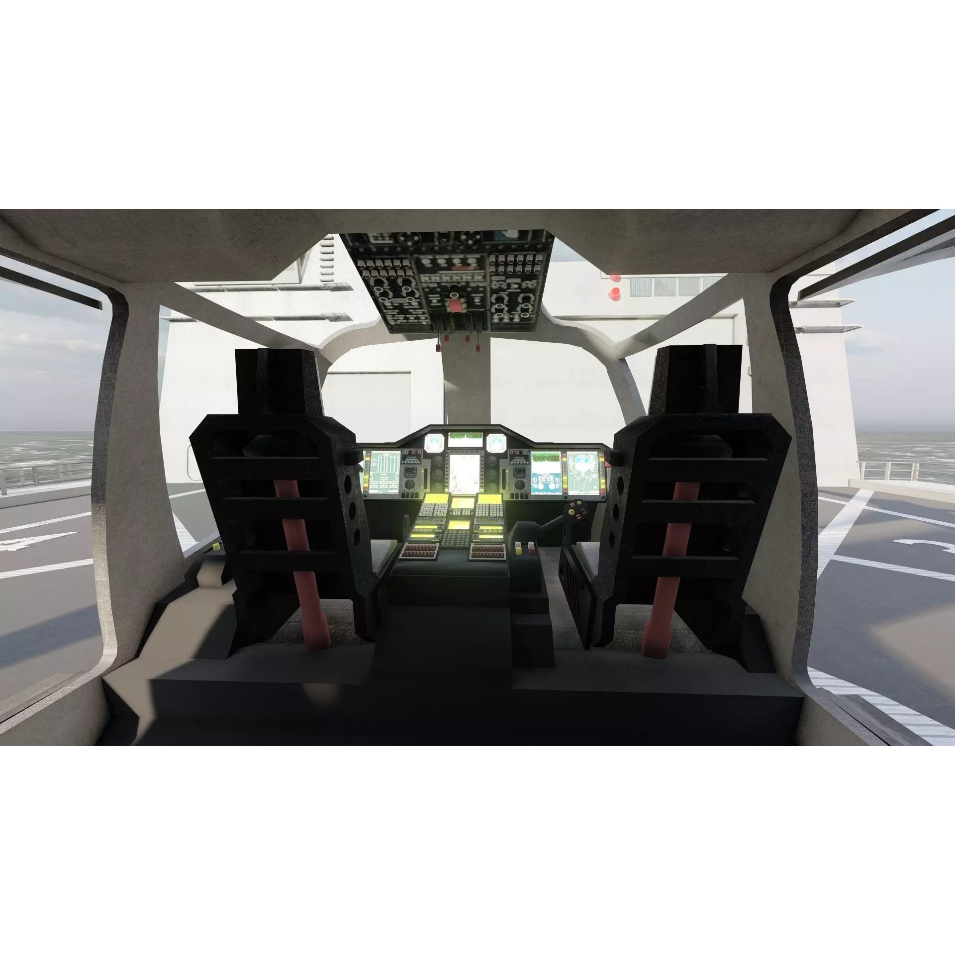 SAN ANTONIO CLASS DESTROYER - Game-Ready 3D Model - View 39