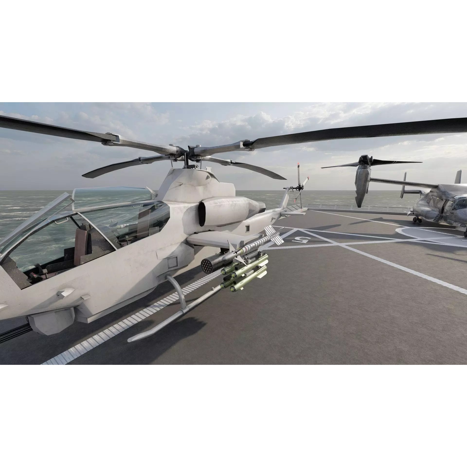 SAN ANTONIO CLASS DESTROYER - Game-Ready 3D Model - View 40