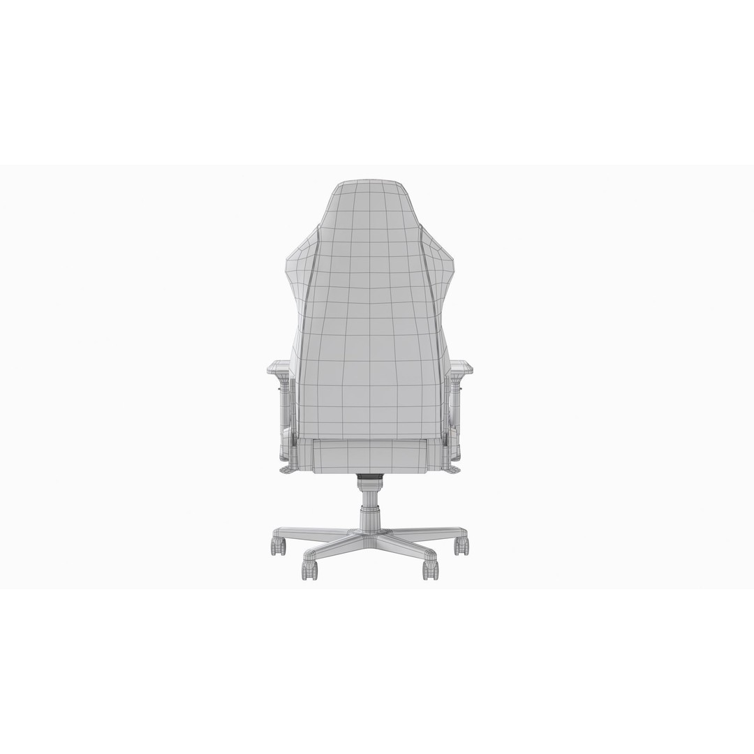 High-Quality Gaming Chair 3D Model – Hi-Poly Armchair for Interior Design