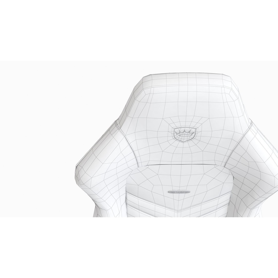 High-Quality Gaming Chair 3D Model – Hi-Poly Armchair for Interior Design - View 15