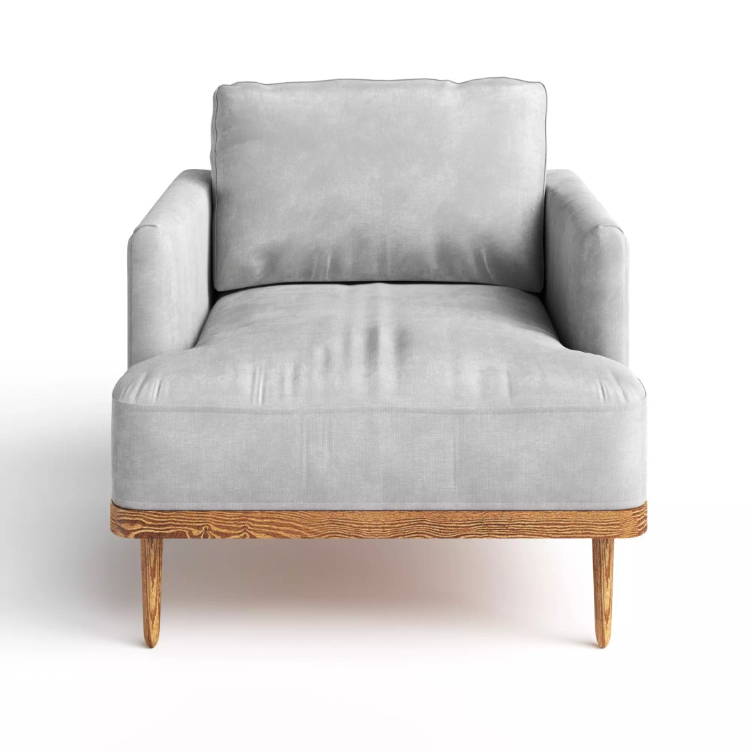 Lars Amaranth 3D Model – Minimalist Chair, PBR Textures, FBX - View 2