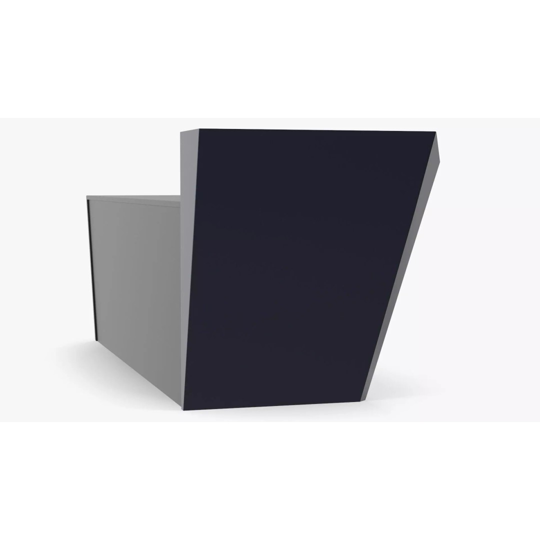High Tech Reception Desk 3D Model – Modern Office Furniture, PBR Textures - View 12