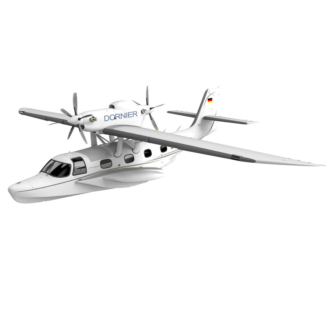 Dornier Seastar 3D Model – Low Poly Game Asset, FBX, PBR Textures - View 31