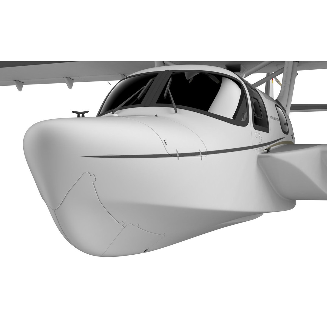 Dornier Seastar 3D Model – Low Poly Game Asset, FBX, PBR Textures - View 37