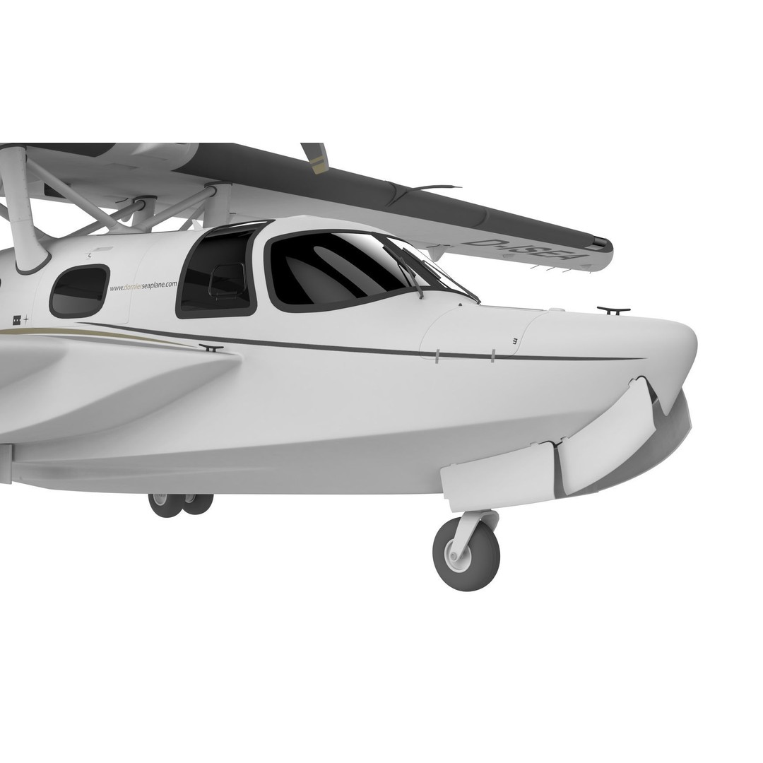 Dornier Seastar 3D Model – Low Poly Game Asset, FBX, PBR Textures - View 39