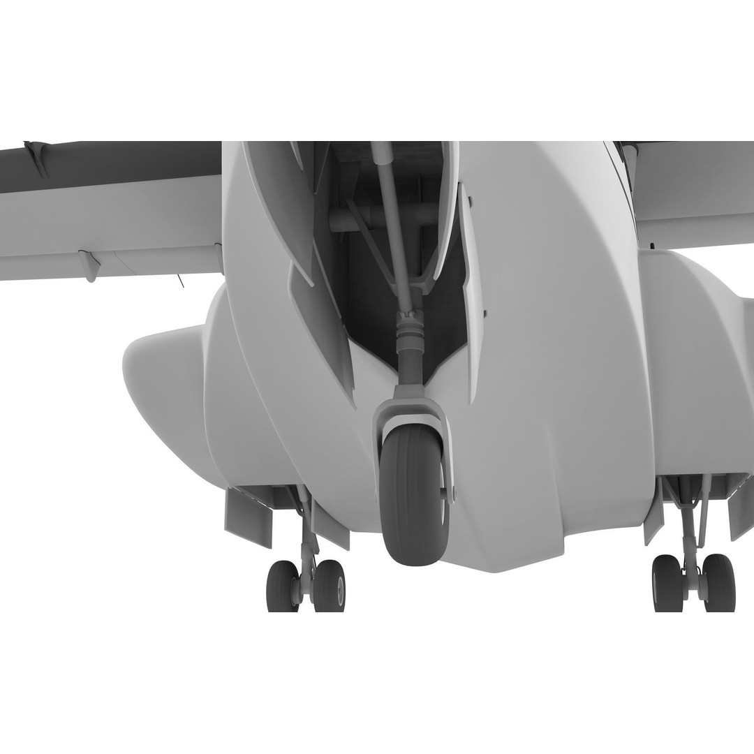Dornier Seastar 3D Model – Low Poly Game Asset, FBX, PBR Textures - View 40