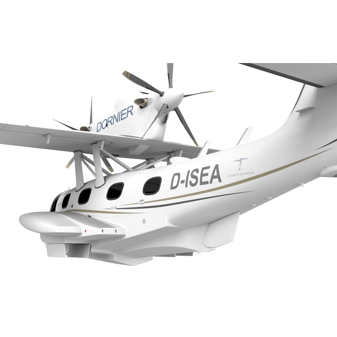Dornier Seastar 3D Model – Low Poly Game Asset, FBX, PBR Textures - View 43