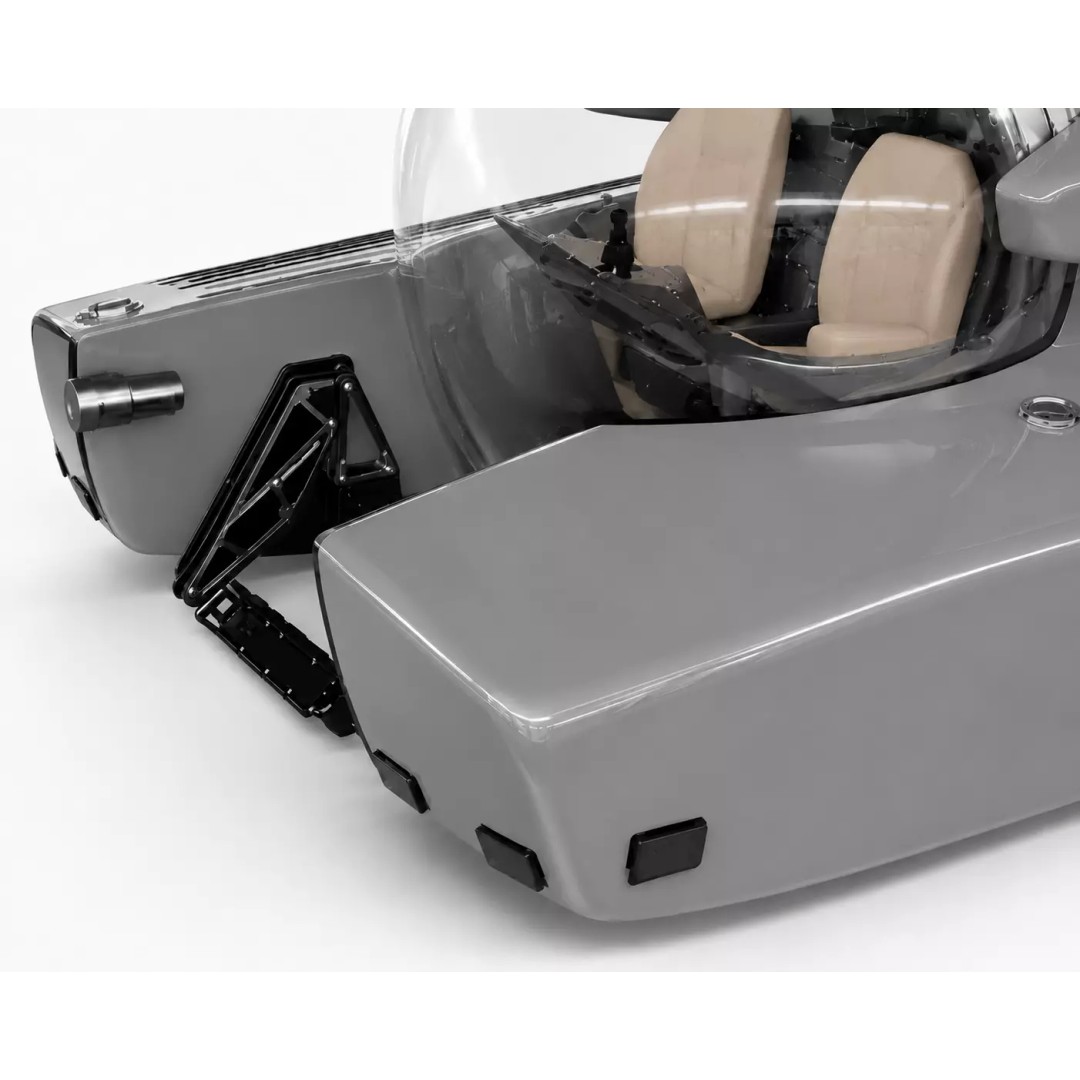 Triton 1650 Submarine 3D Model – High Detail Vehicle for Animation - View 5