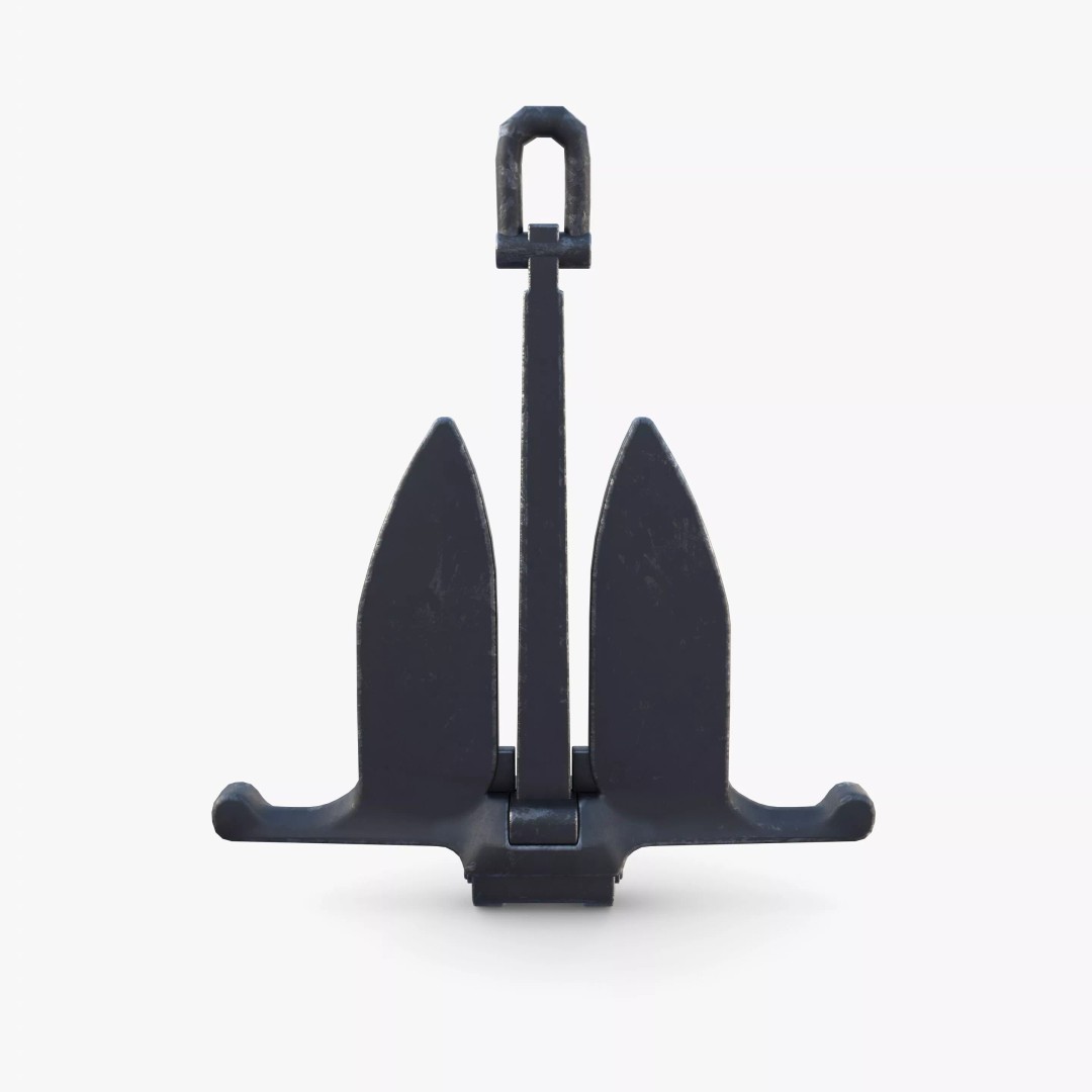 Anchor V11 3D Model – Realistic Maritime Asset, PBR Textures, Blender - View 10
