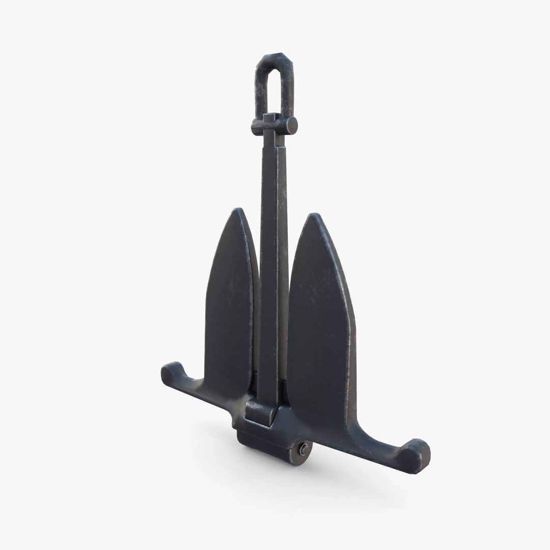Anchor V11 3D Model – Realistic Maritime Asset, PBR Textures, Blender - View 12