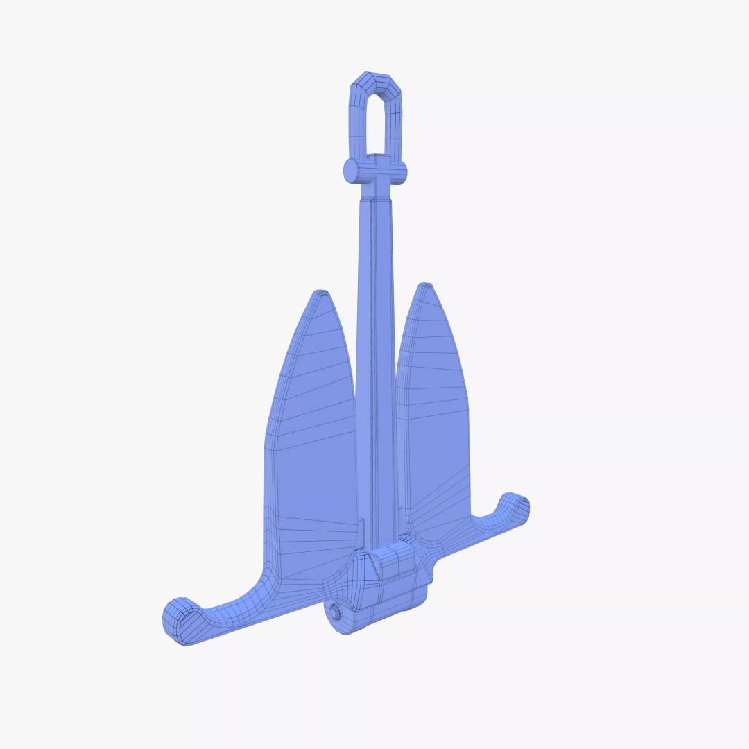 Anchor V11 3D Model – Realistic Maritime Asset, PBR Textures, Blender - View 13