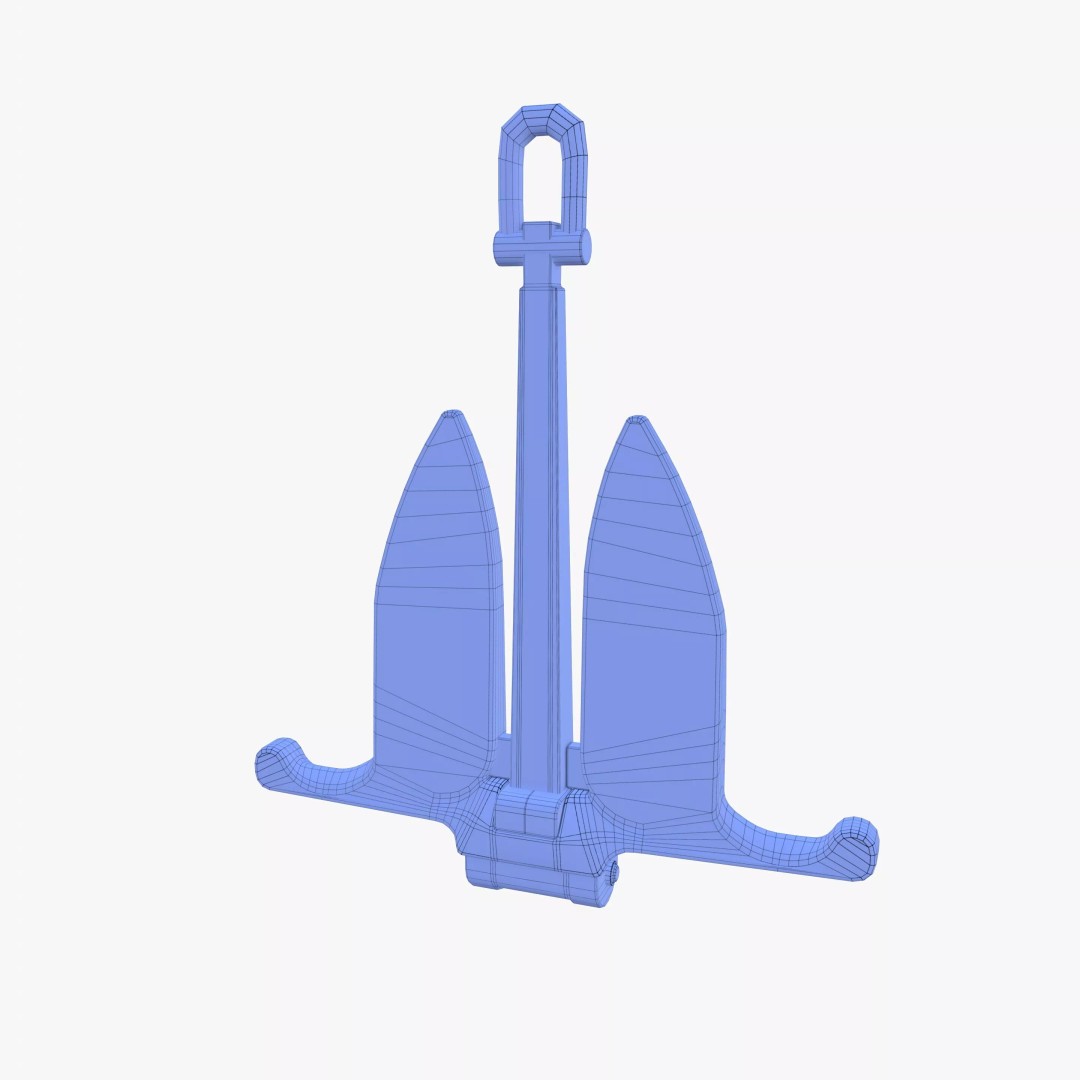 Anchor V11 3D Model – Realistic Maritime Asset, PBR Textures, Blender - View 15