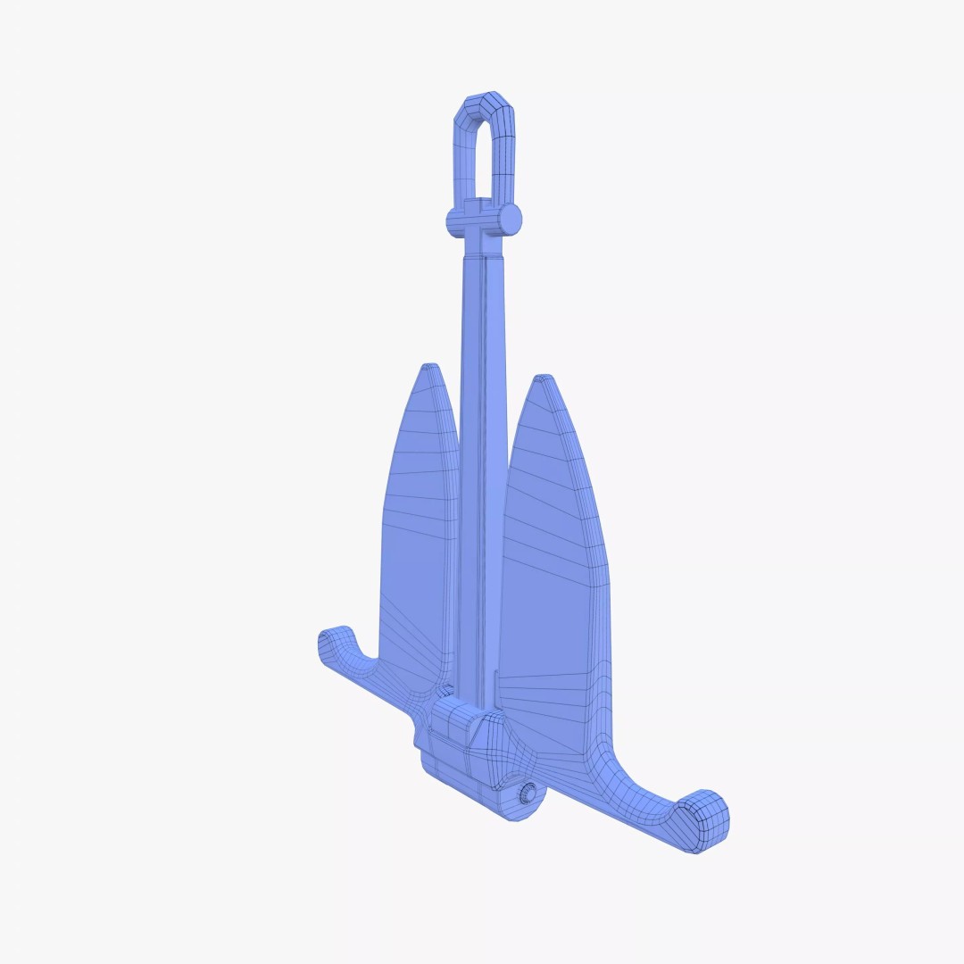 Anchor V11 3D Model – Realistic Maritime Asset, PBR Textures, Blender - View 16