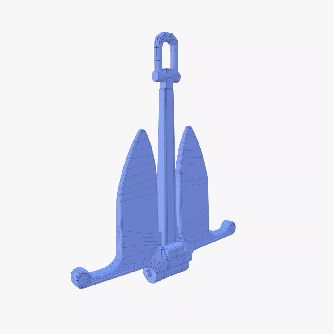 Anchor V11 3D Model – Realistic Maritime Asset, PBR Textures, Blender - View 17