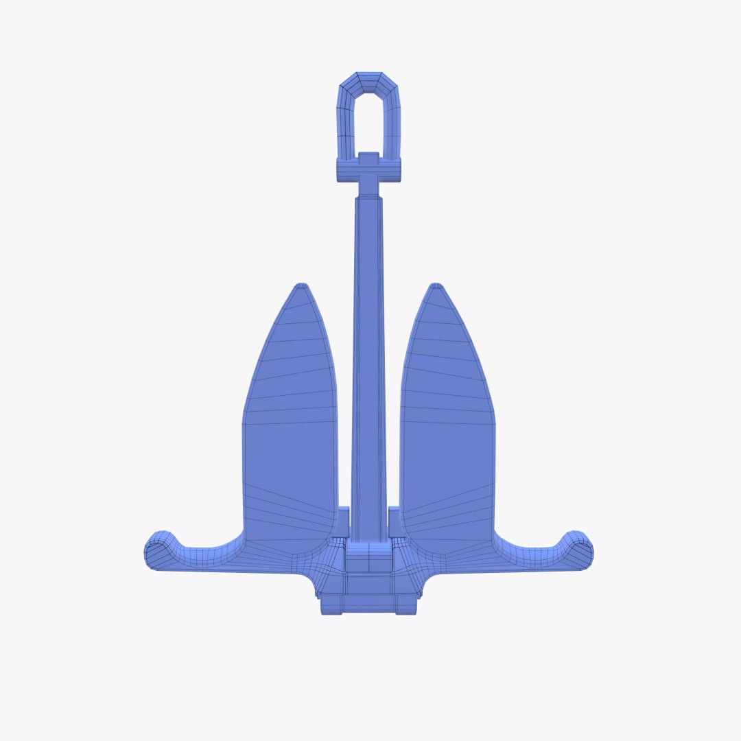 Anchor V11 3D Model – Realistic Maritime Asset, PBR Textures, Blender - View 18