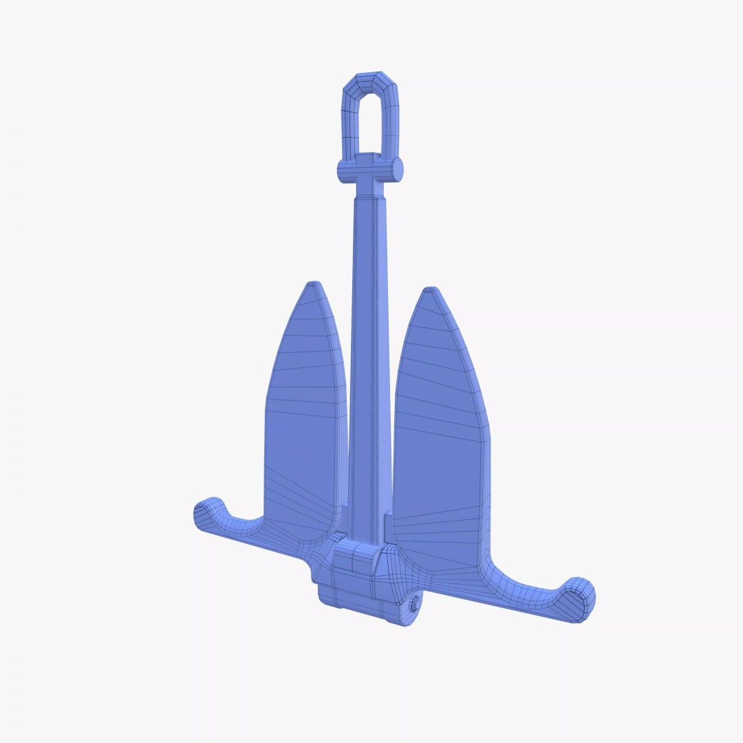 Anchor V11 3D Model – Realistic Maritime Asset, PBR Textures, Blender - View 19