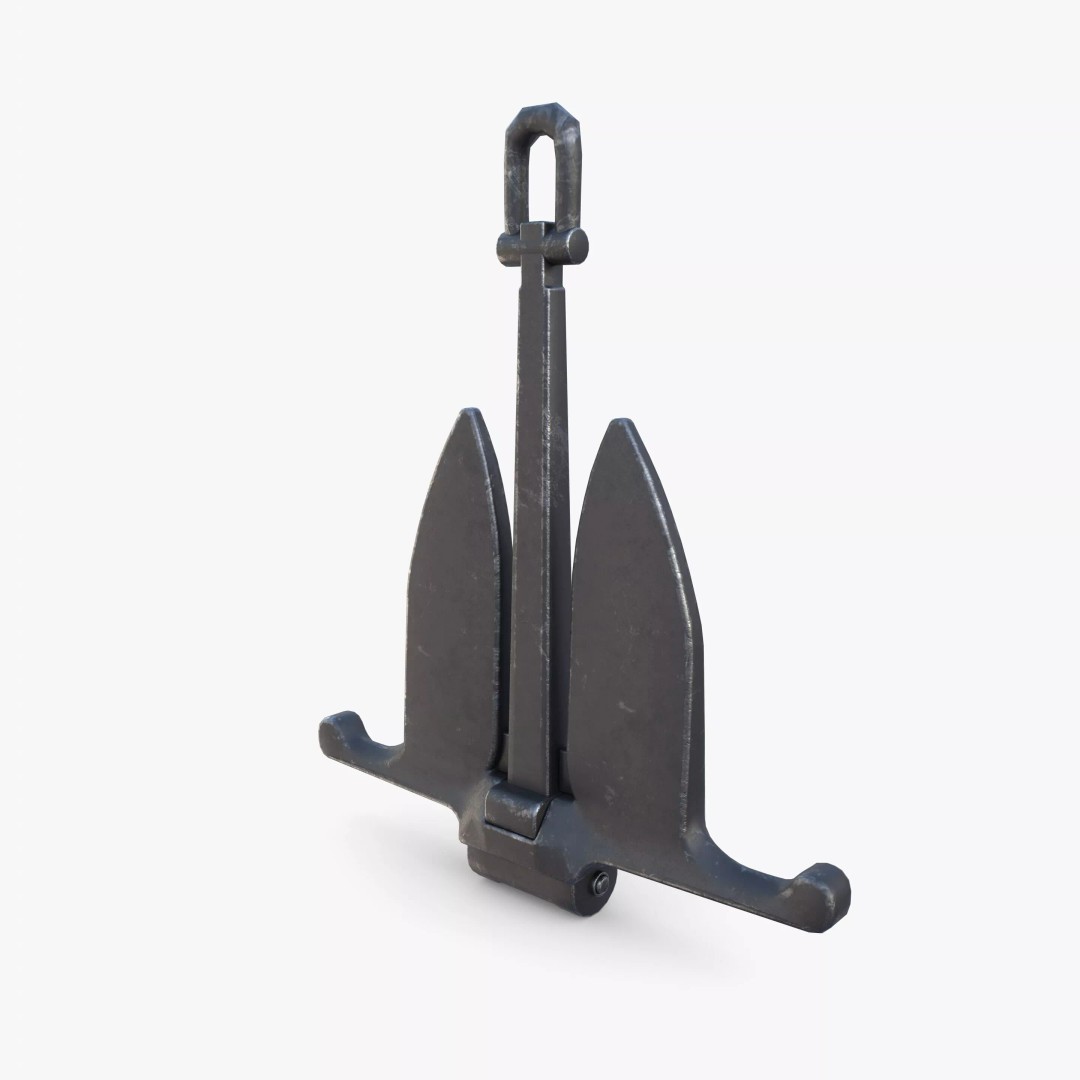 Anchor V11 3D Model – Realistic Maritime Asset, PBR Textures, Blender - View 7