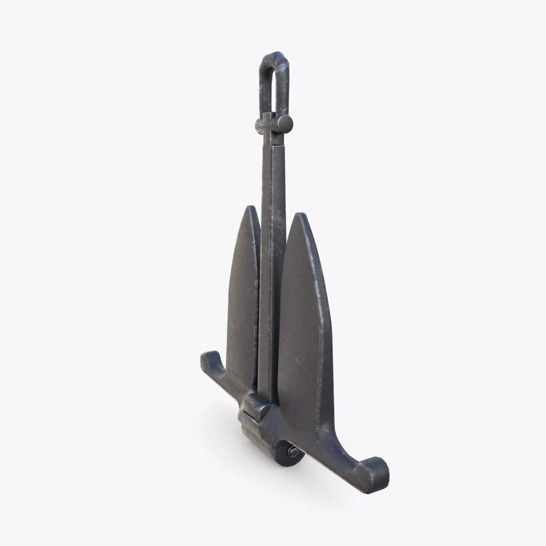 Anchor V11 3D Model – Realistic Maritime Asset, PBR Textures, Blender - View 8