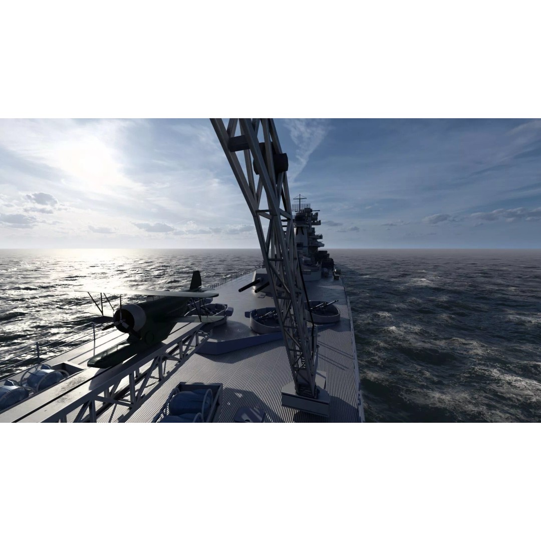 WW2 US Navy Large Heavy Cruiser 3D Model – Detailed Game-Ready Asset - View 18