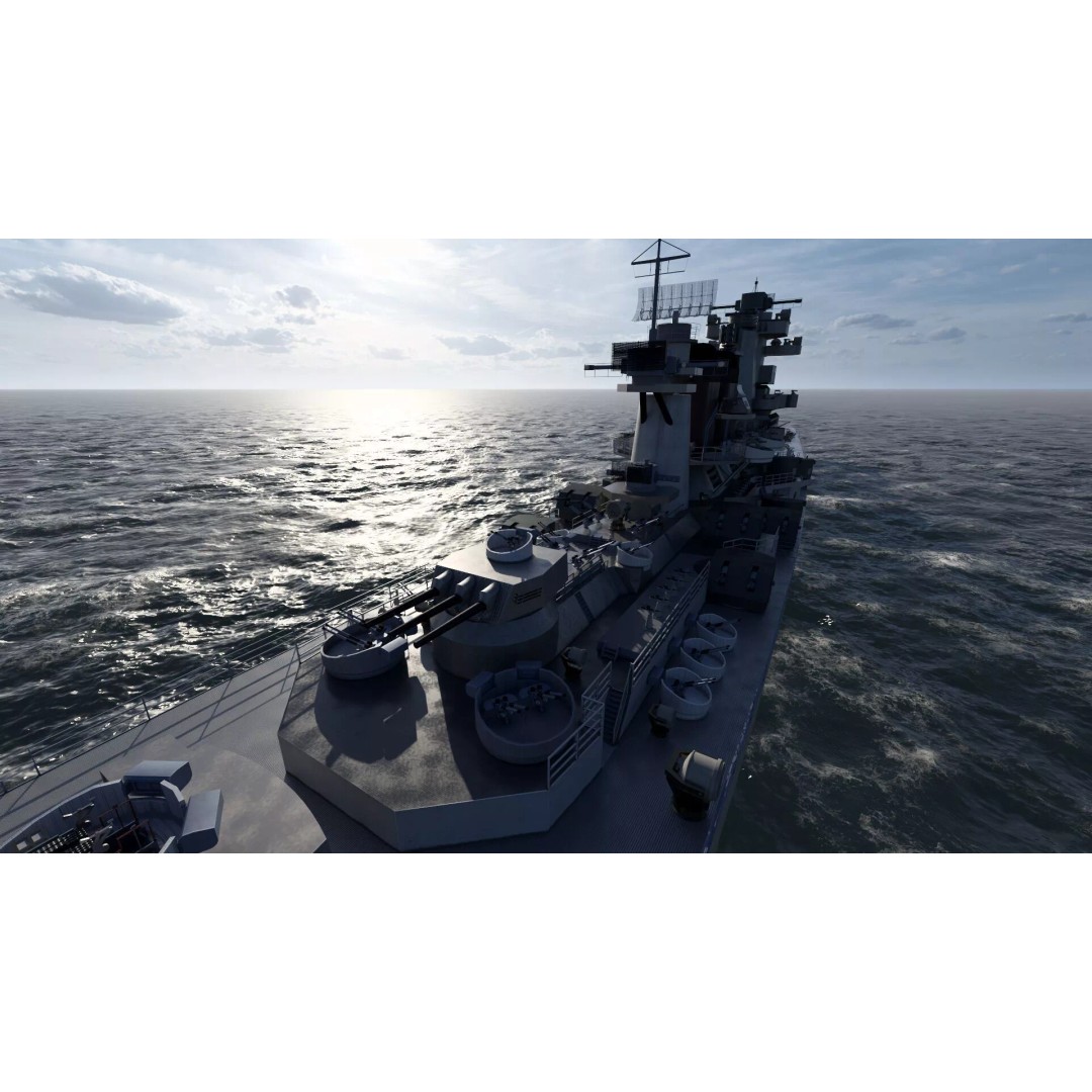 WW2 US Navy Large Heavy Cruiser 3D Model – Detailed Game-Ready Asset - View 19