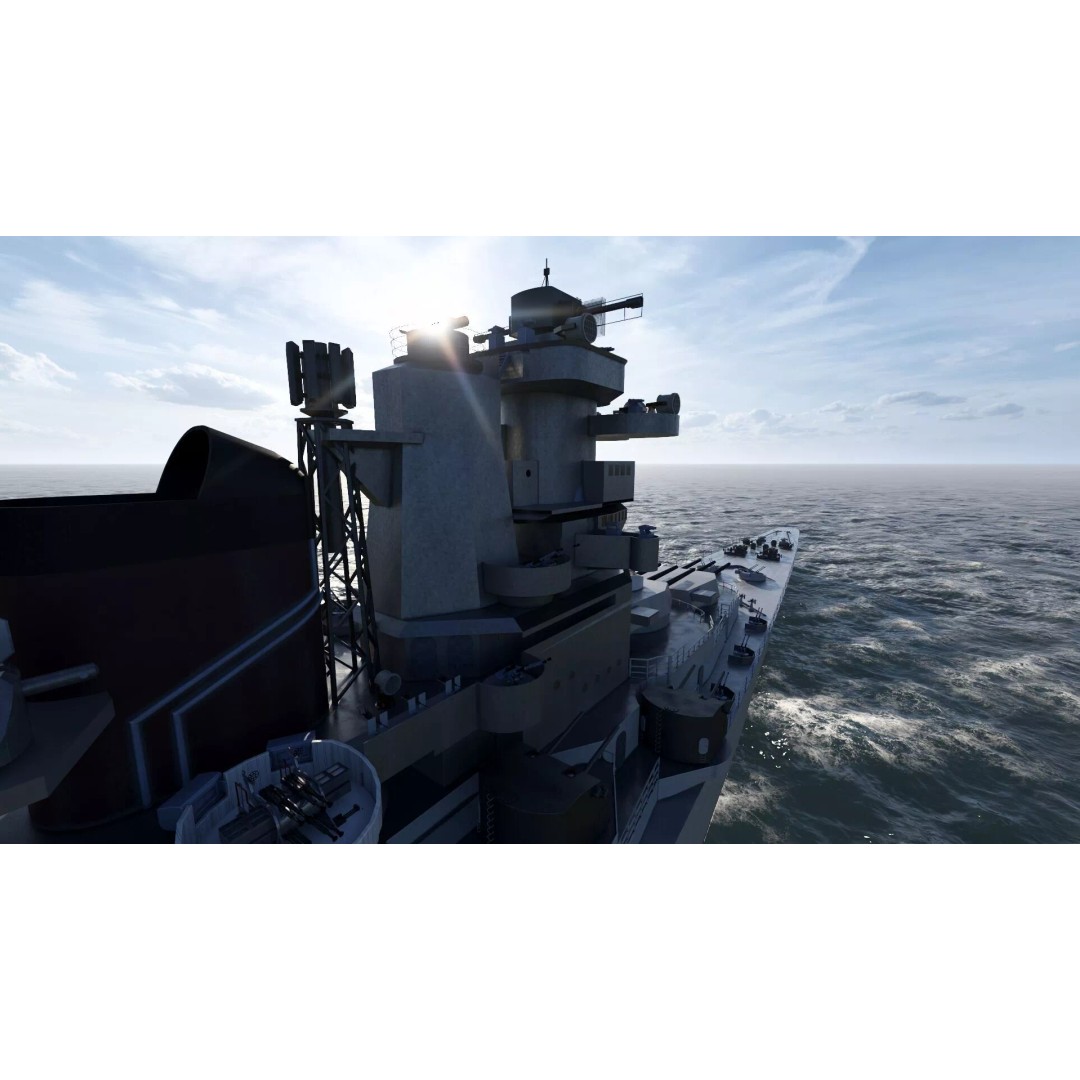 WW2 US Navy Large Heavy Cruiser 3D Model – Detailed Game-Ready Asset - View 21
