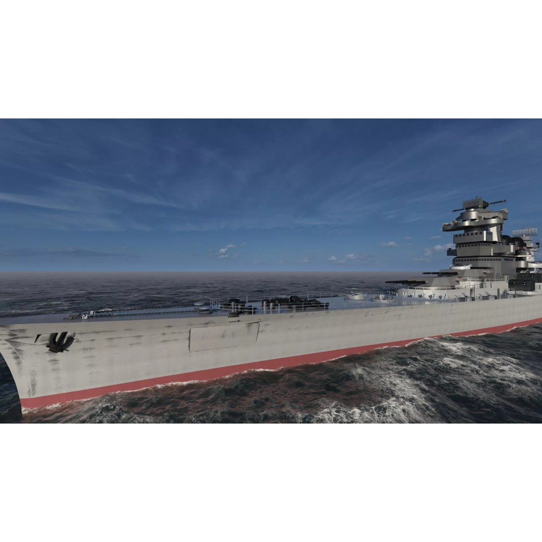 WW2 US Navy Large Heavy Cruiser 3D Model – Detailed Game-Ready Asset - View 9