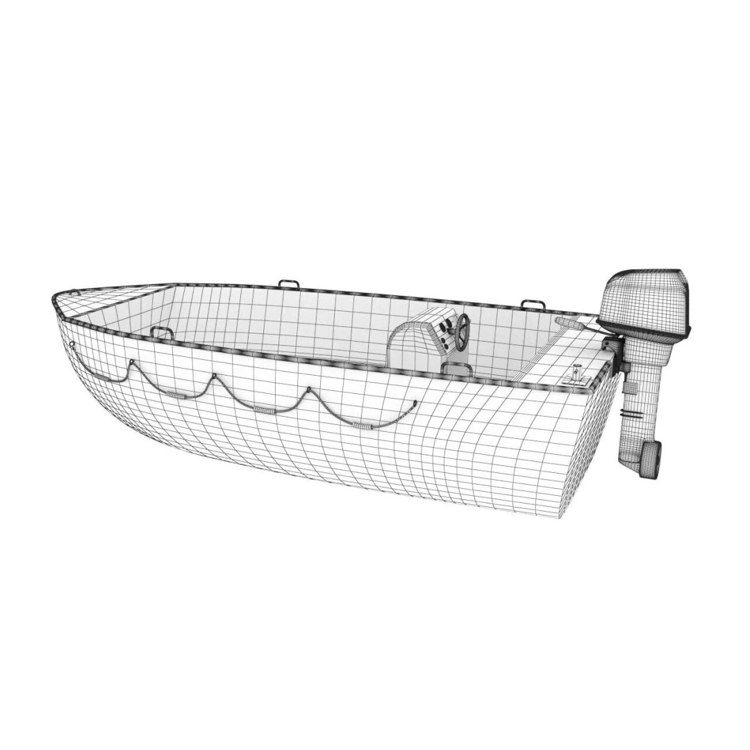 Bulk Cargo Vessel 3D Model – Low Poly Industrial Ship, PBR Textures - View 15