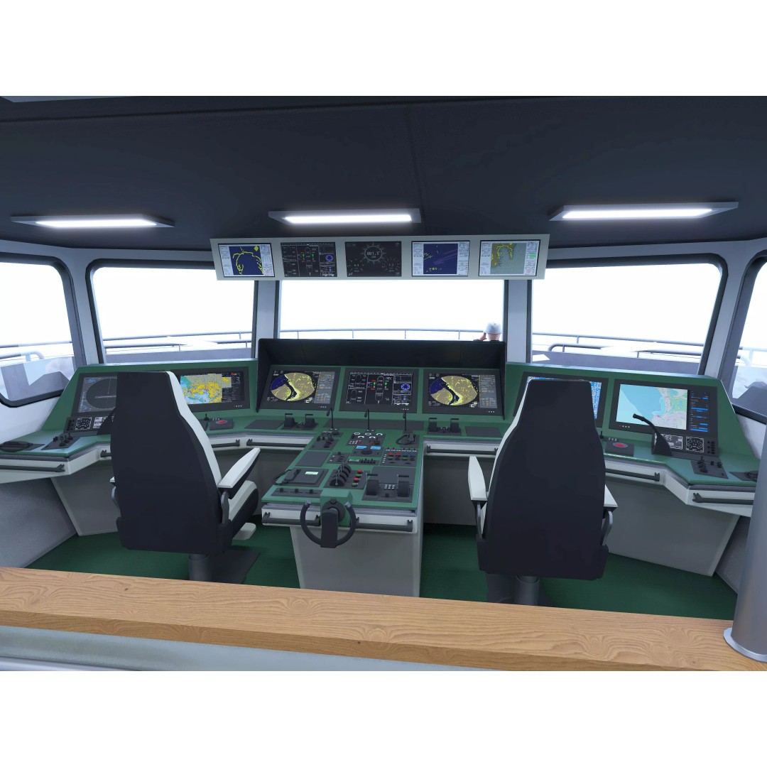 Multipurpose Heavy Lift Freight Ship 3D Model – Highly Detailed, FBX - View 13