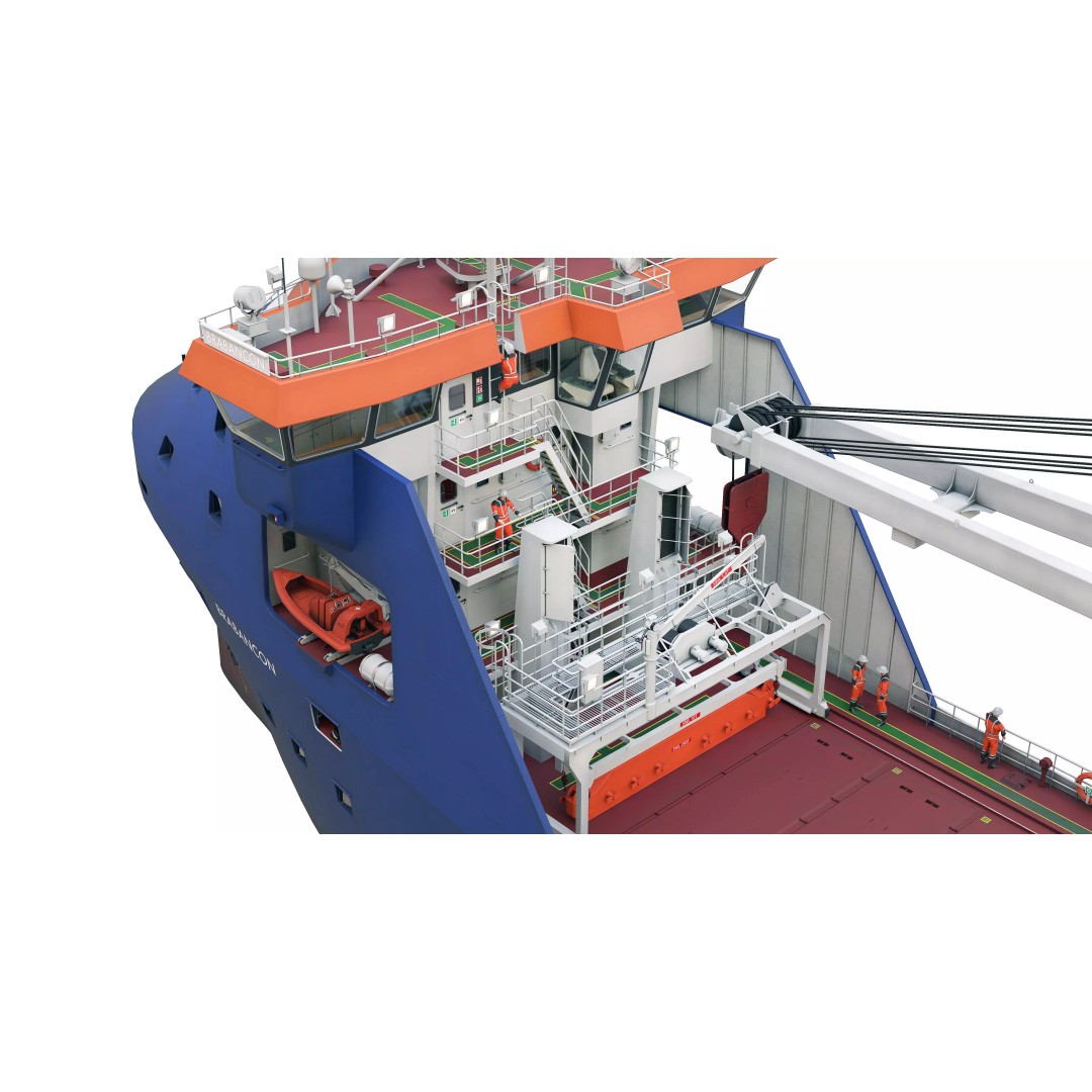 Multipurpose Heavy Lift Freight Ship 3D Model – Highly Detailed, FBX - View 22