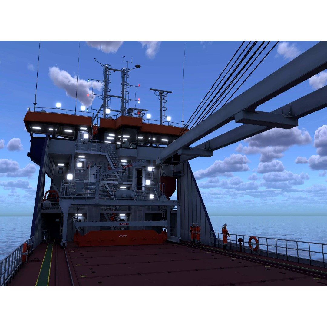 Multipurpose Heavy Lift Freight Ship 3D Model – Highly Detailed, FBX - View 26