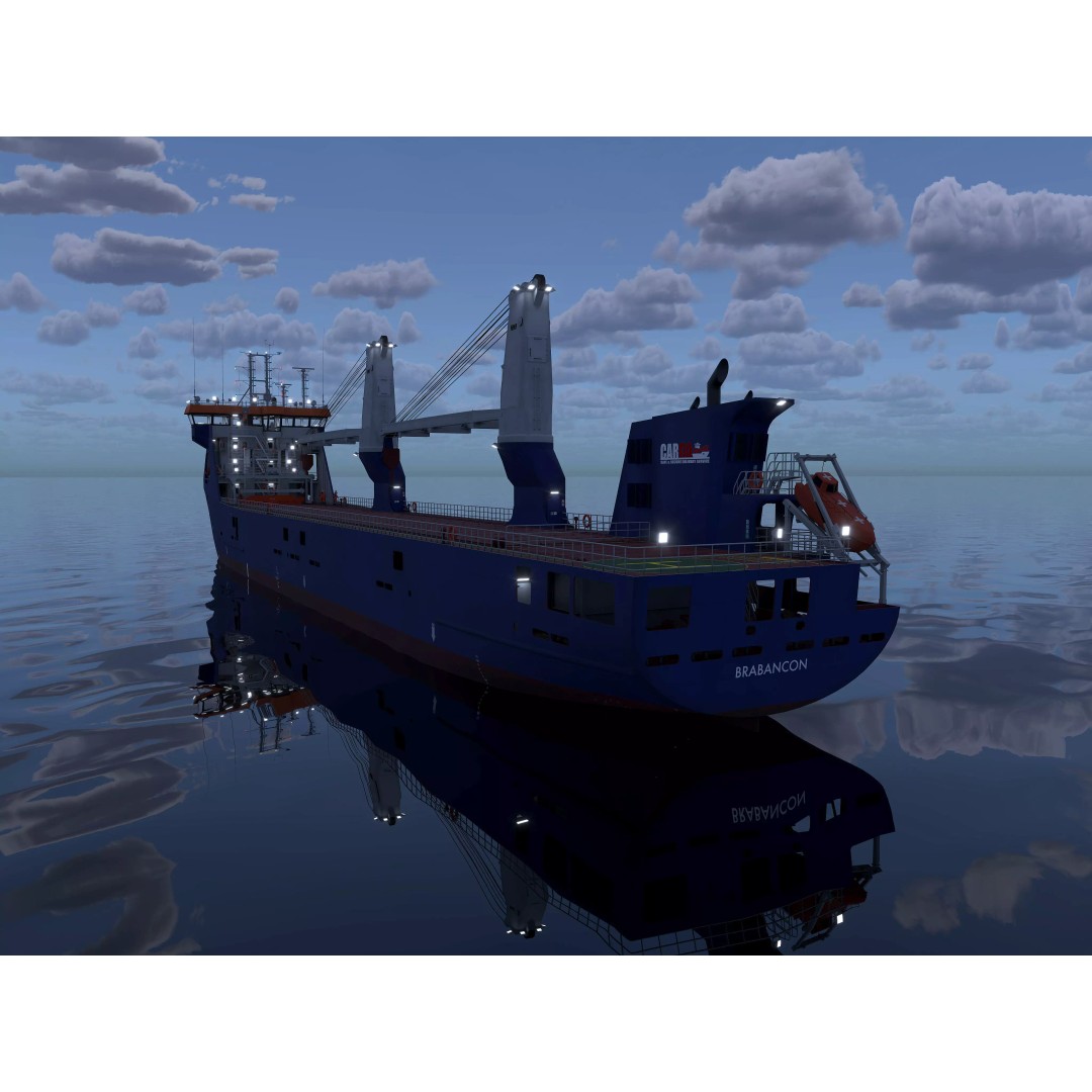 Multipurpose Heavy Lift Freight Ship 3D Model – Highly Detailed, FBX - View 27