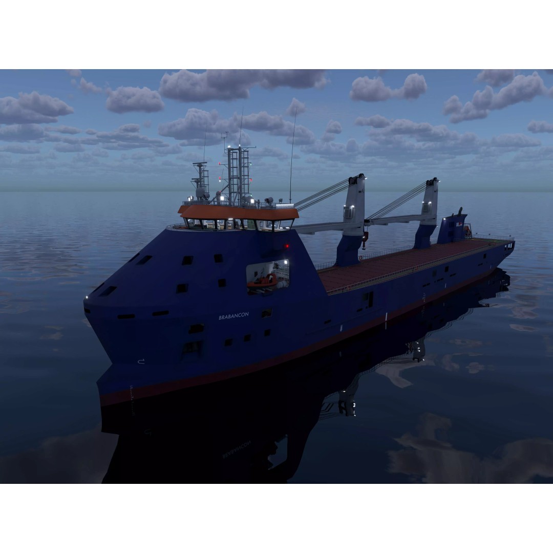 Multipurpose Heavy Lift Freight Ship 3D Model – Highly Detailed, FBX - View 28