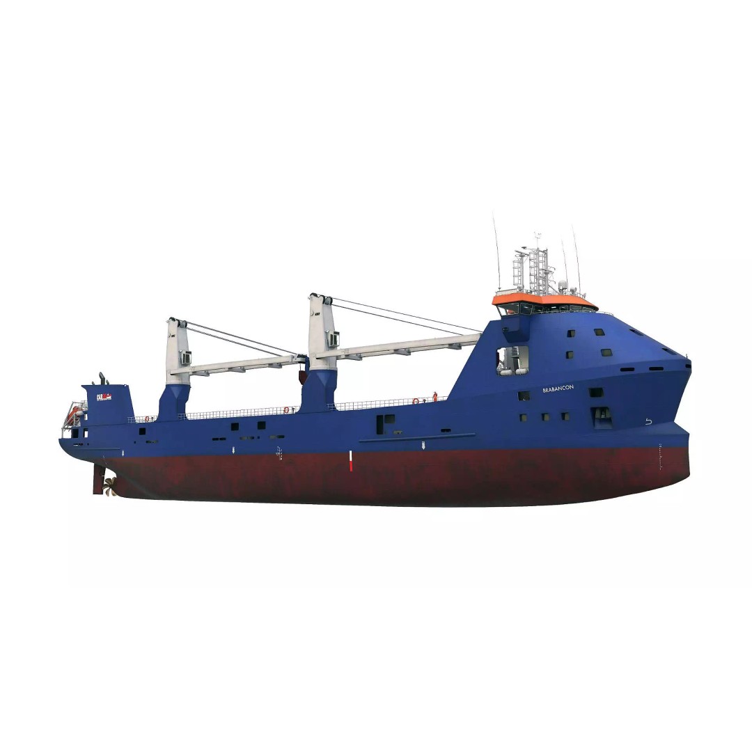 Multipurpose Heavy Lift Freight Ship 3D Model – Highly Detailed, FBX - View 29
