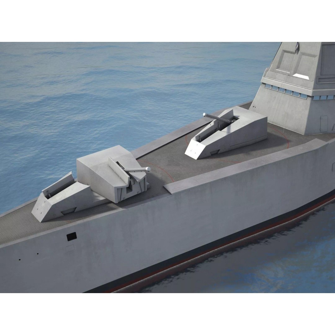 USS Zumwalt DDG-1000 3D Model – High Poly Military Watercraft, FBX - View 3