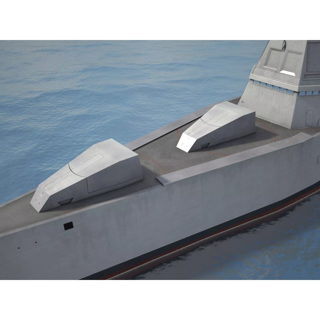 USS Zumwalt DDG-1000 3D Model – High Poly Military Watercraft, FBX - View 7