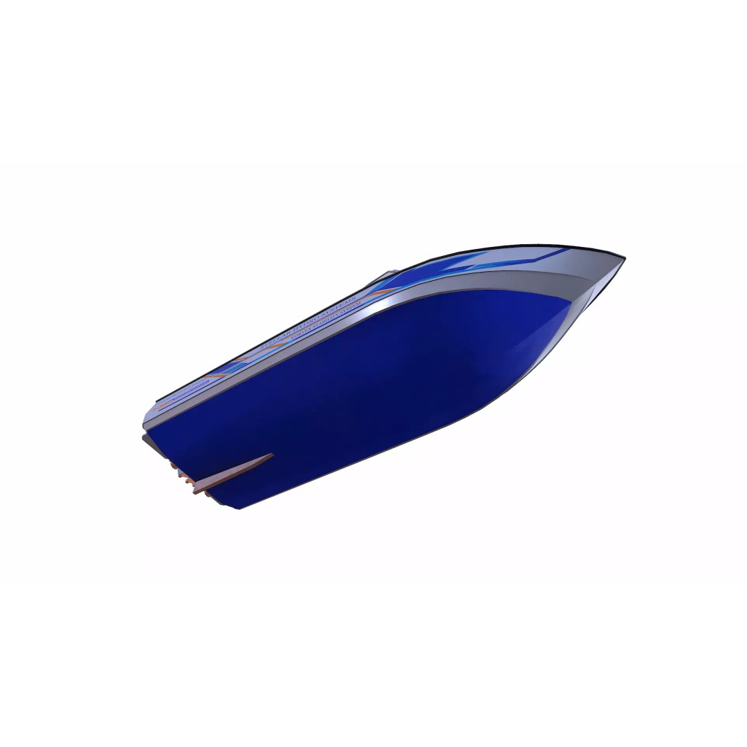 Speedboat 3D Model – Low Poly PBR Game Asset, FBX, OBJ - View 26