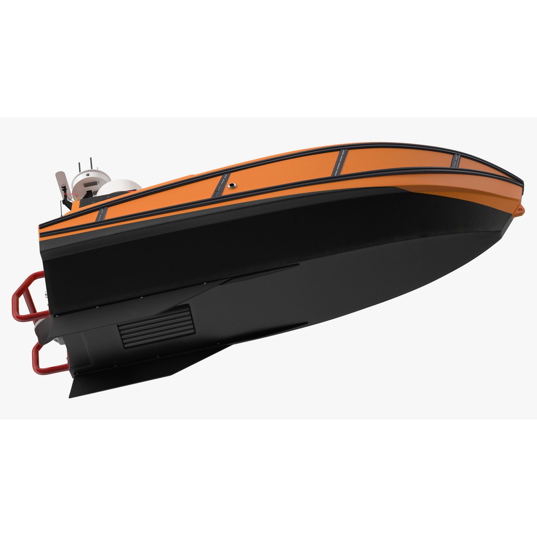 Unmanned Surface Vehicle 3D Model – High Poly PBR Watercraft for Animation - View 15