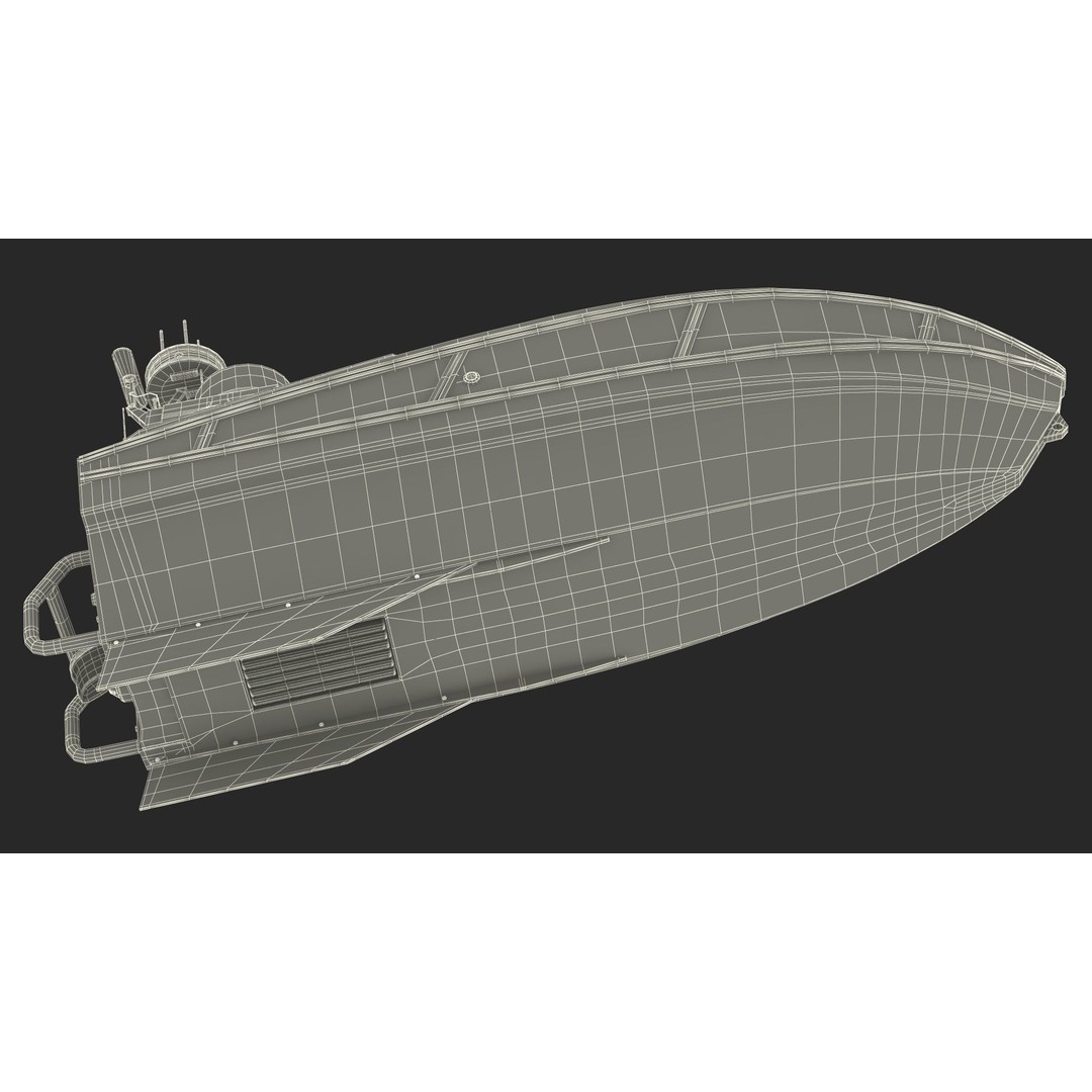 Unmanned Surface Vehicle 3D Model – High Poly PBR Watercraft for Animation - View 31