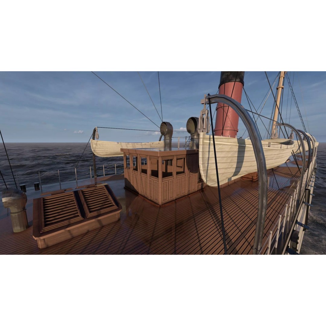 Japanese Navy Merchant Ship 3D Model – Late 19th Century, PBR Textured - View 30