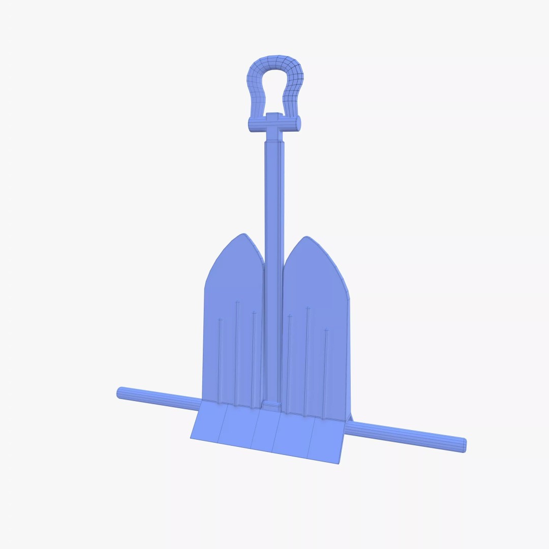 Anchor 3D Model – PBR Game-Ready Asset, Blender, FBX, OBJ - View 14