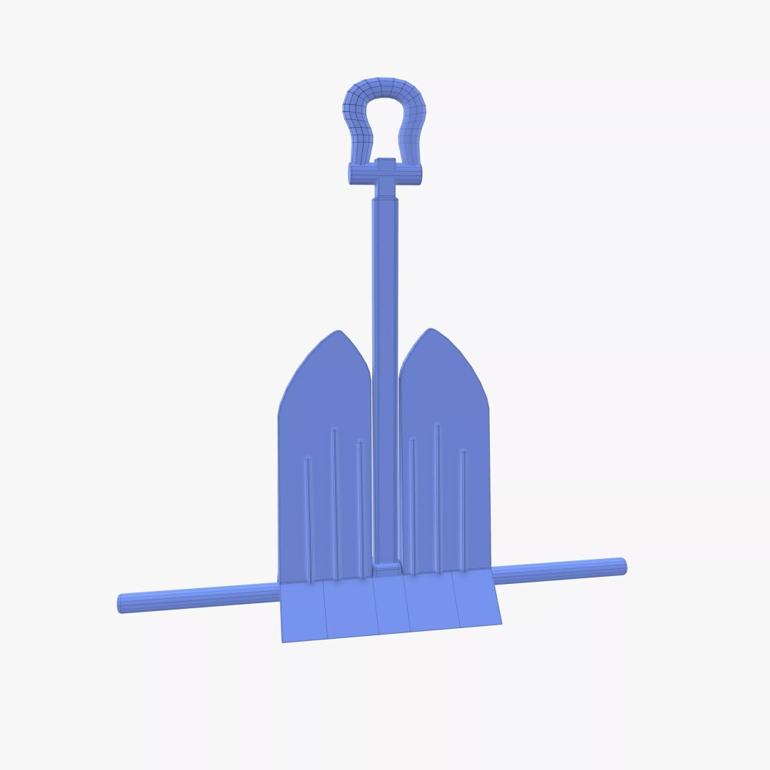 Anchor 3D Model – PBR Game-Ready Asset, Blender, FBX, OBJ - View 16