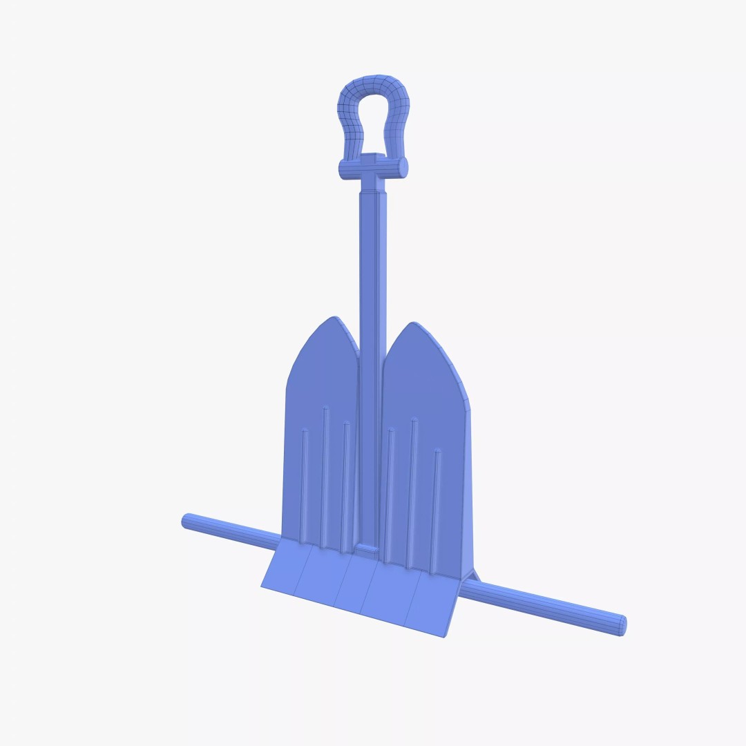 Anchor 3D Model – PBR Game-Ready Asset, Blender, FBX, OBJ - View 17