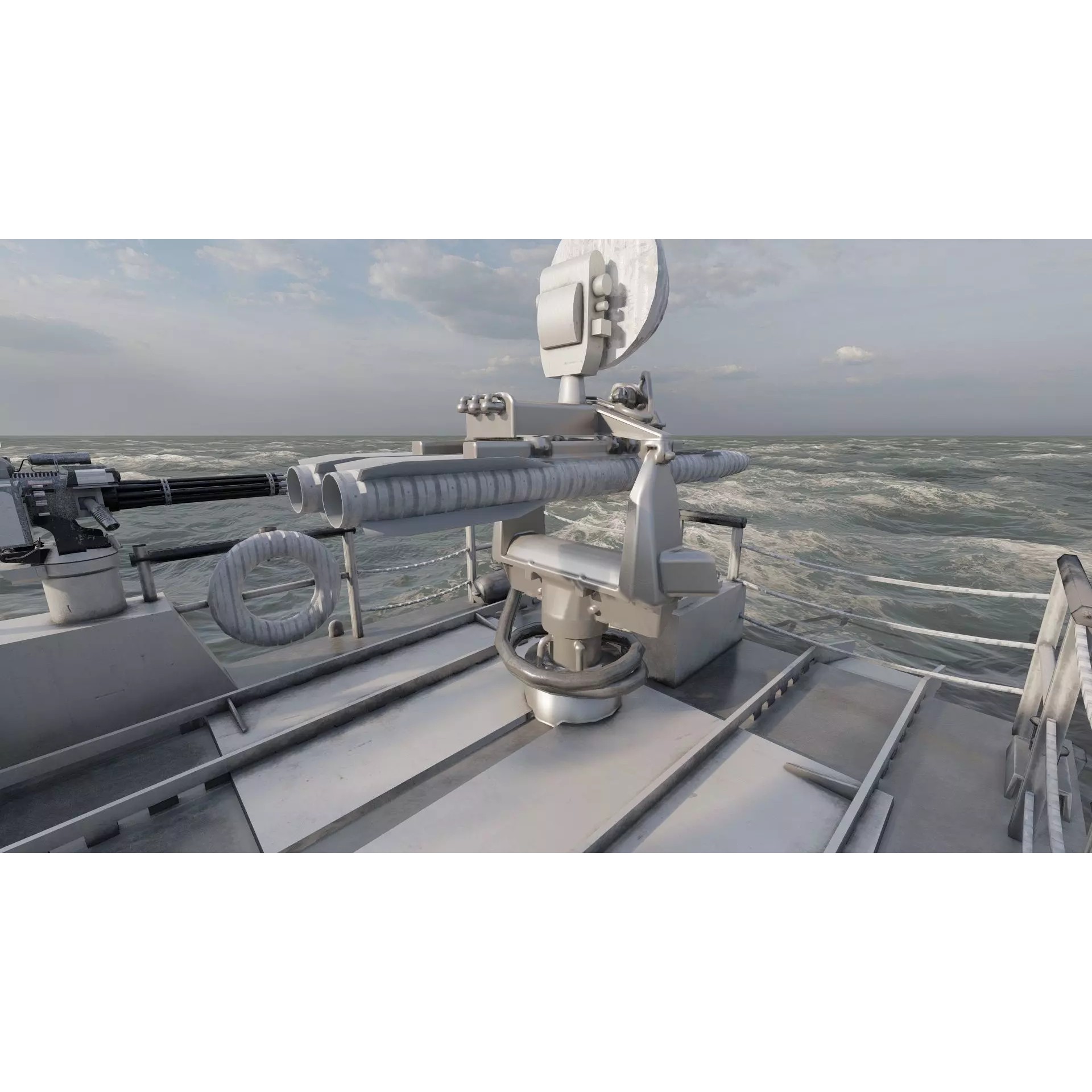 Detailed Patrol Boat - Game-Ready 3D Model - View 26