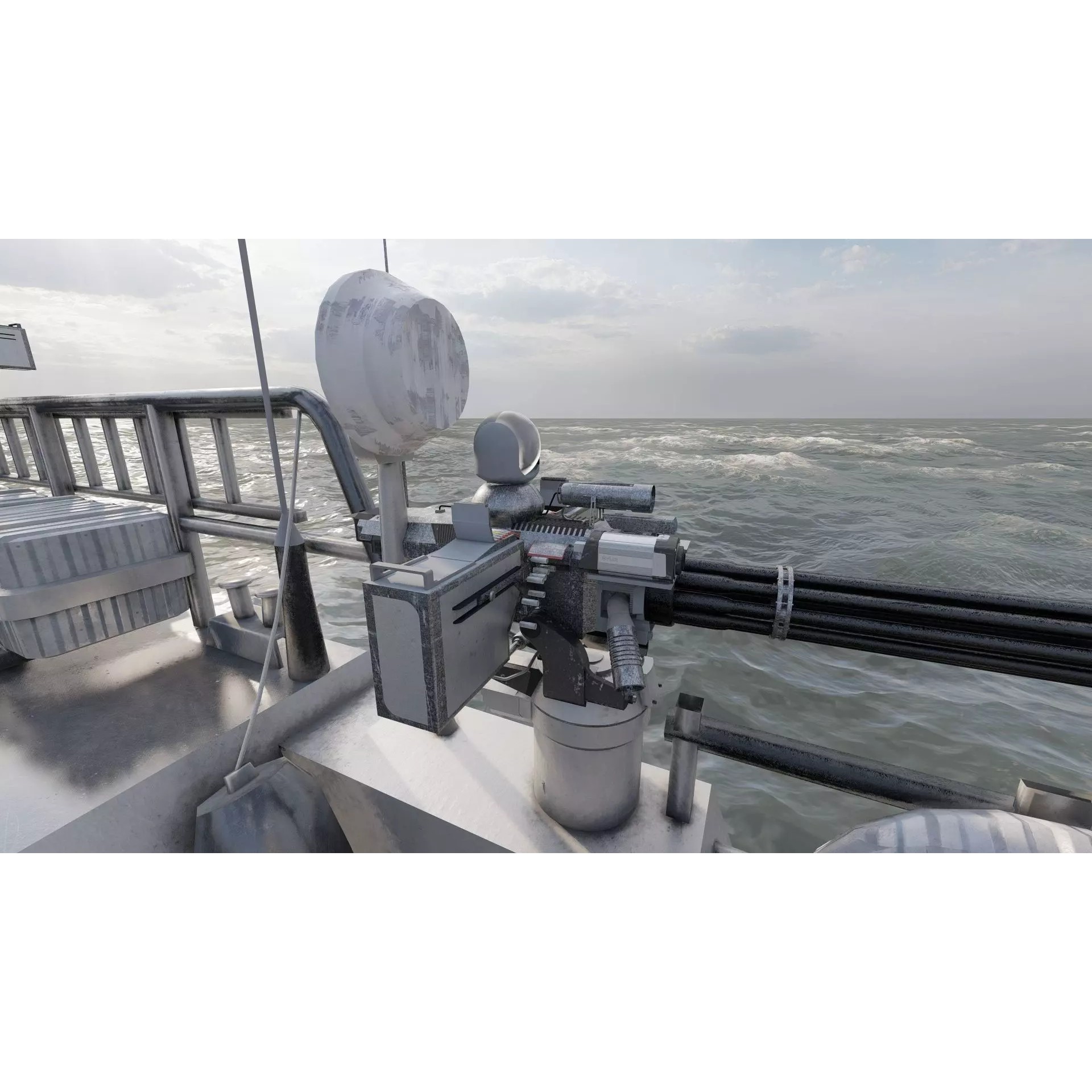 Detailed Patrol Boat - Game-Ready 3D Model - View 29