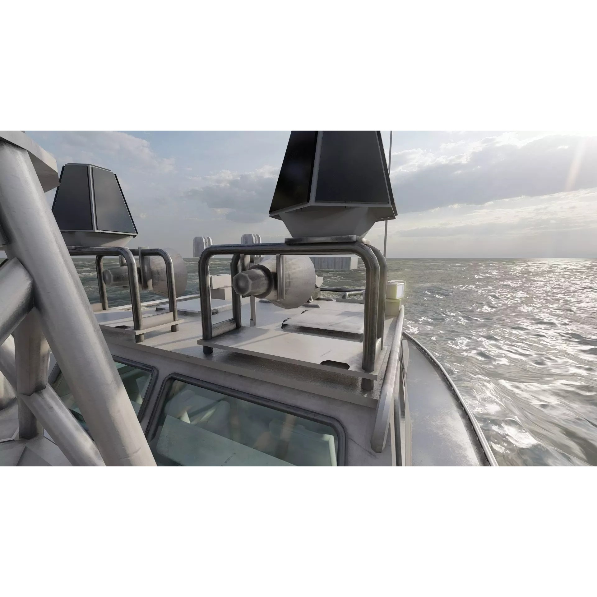 Detailed Patrol Boat - Game-Ready 3D Model - View 33