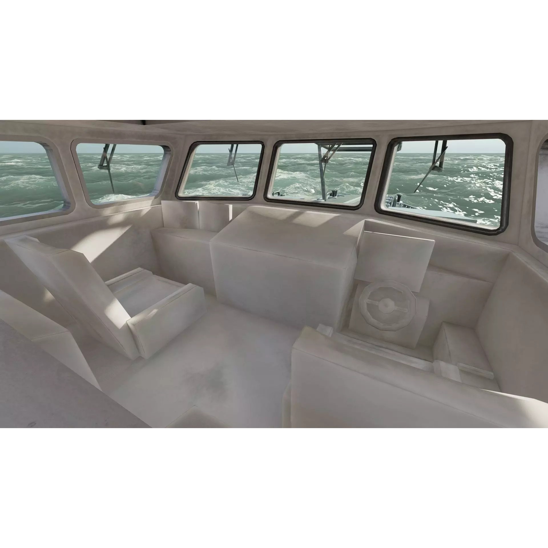 Detailed Patrol Boat - Game-Ready 3D Model - View 34